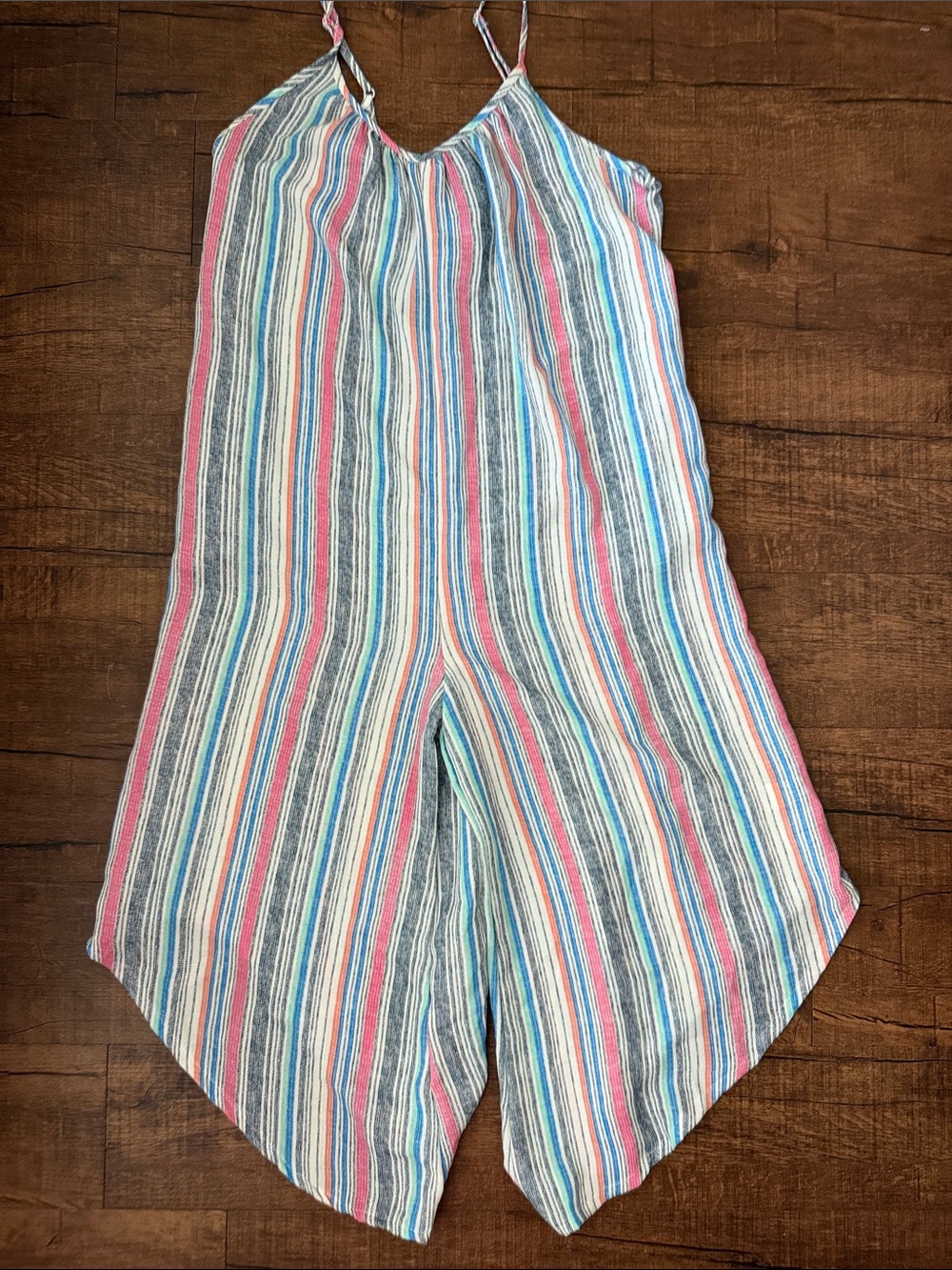 Striped romper